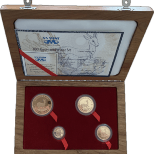 2001 FRACTIONAL GOLD KRUGERRAND 4 COIN SET (PRF)
