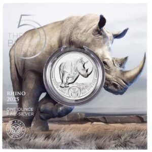 2025 | BIG FIVE SERIES III | RHINO | 1 OZ SILVER BU
